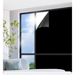 Modouyu Zaštitna folija za prozor sa UV zaštitom, 60x200cm, Crna