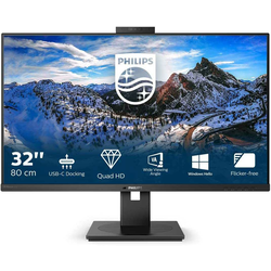 Philips 326P1H 31,5 IPS QHD monitor z USB-C docking postajo za prenosnik in vgrajeno webkamero