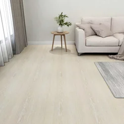 Podne daske 5,11 m2 55 pcs PVC Bijela i bež
