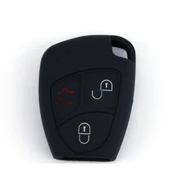 CAR 888 ACCESSORIES Silikonska navlaka za ključeve Mercdes crna