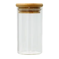 Borosilicate glass container, O 5.5 cm, 250 ml - Zokura