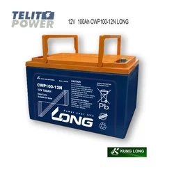 KUNG LONG CWP100-12N 12V 100Ah AGM Baterija Long Insert M6