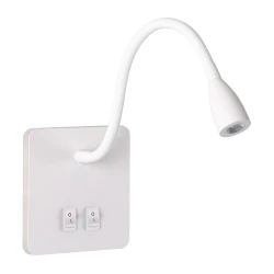 Brilagi - LED fleksibilna zidna lampa MAYA Double LED/4W/230V + LED/3W bela