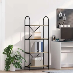 Polica Sonoma hrast 60 x 30 x 146 cm Konstruirano drvo