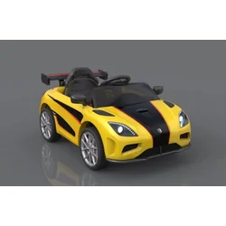 Automobil na akumulator dečiji crno - žuti ( BMT809 )