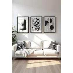 Wallity Uramljena slika Huhu425, 50x70 cm , 3 dela