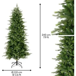 Everlands novogodišnja jelka Grandis slim fir 240cm-110cm 68.1447 ( 68.1447 )