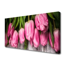 tulup.si Slika na platnu Tulipani na wall 140x70 cm