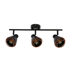 Spot svetiljka NERIA 3xE14/40W/230V crna/bakarna