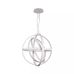 LED luster na sajli COPERNICUS LED/260W/230V bela