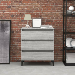 Komoda boja hrasta sonome 60 x 35 x 69 cm konstruirano drvo