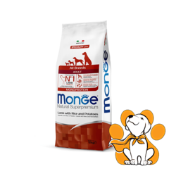 Monge All Breeds Adult Lamb, Rice & Potatoes 12kg, Kompletna Hrana za Pse