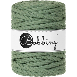 Bobbiny 3PLY Macrame Rope 9 mm Eucalyptus Green Vrvica