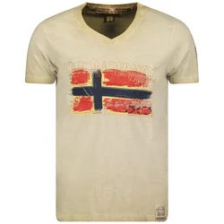Geographical Norway Muška majica Joasis ss 401, Bež
