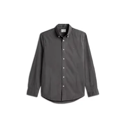 TOMMY HILFIGER Srajca siva / temno siva / črna