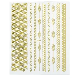 LK - Nalepnice za nokte (JO-845) Gold