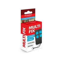 Superior Daljinski upravljač za garažna vrata i kapije, univerzalni - Multi-Fix