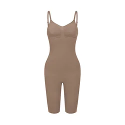 cfab Oblikovanje postave Bodysuit Sculpting Shapewear mit Shorts karamel