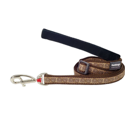 Red Dingo Najlonski povodec hypno brown 25 mm