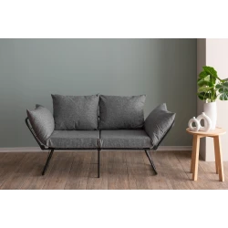 Atelier del Sofa Dvosed na razvlačenje Viper 2, Svetlosivi