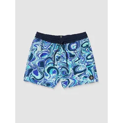 Volcom Lido Print Trunk 16 kopalne hlače navy