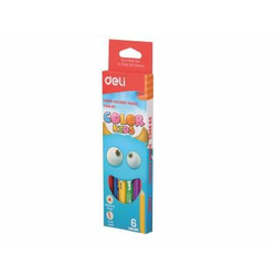 DELI Drvene bojice trougaone jumbo 1/6