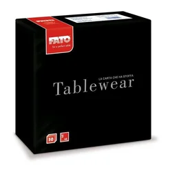 Fato Airlaid salveta crna 40x40cm 50/1 1sl (pak)