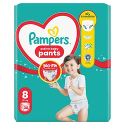 Pampers pants pelene GP 8 17kg+ 38kom