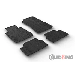 Rubber car mats BMW 1 2004-2011 (E81, E82, E87, E88)