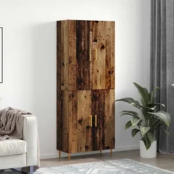 Highboard Zidne Staro drvo 69,5 x 34 x 180 cm Konstruirano drvo