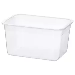 IKEA 365+ Posuda za hranu, pravougaono/plastika, 2.0 lPrikaži specifikacije mera