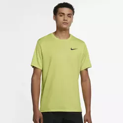 Nike PRO DRI-FIT SHORT-SLEEVE TOP, muška majica za fitnes, žuta CZ1181