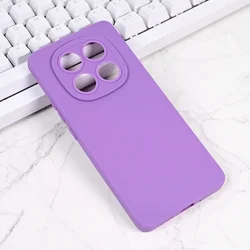 Torbica Silikon Pro Camera za Xiaomi Redmi Note 14 Pro Plus ljubicasta