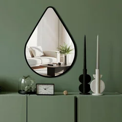 Wallity Ogledalo Ozgl516, 40x55 cm, Srebrne boje