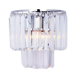 Brilagi - LED kristalno zidno svetlo MOZART 2xE14/40W/230V sjajni hrom