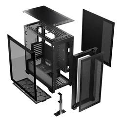 MODECOM VOLCANO EXPANSE Midi Tower črno ohišje