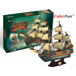 Cubicfun - Puzzle Jedrilica San Felipe 3D dijelova