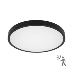 Brilagi -LED kupatilsko stropno svetlo sa senzorom ZENNA LED/12W/230V prečnik 25 cm IP44 crna