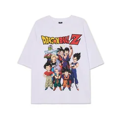 Cropp - Bela majica s printom Dragon Ball Z - white