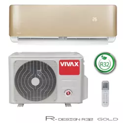 VIVAX klimatska naprava ACP-12CH35AERI (3.5kW), zlata