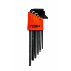 Set dugih imbus ključeva sa kugličnom glavom Bondhus HEX 1/5 - 6/0 10992 7 kom
