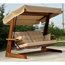 Hanah Home Baštenska ljuljaška 175x190x70cm Bež