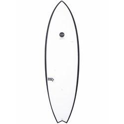 Haydenshapes HyptoKrypto StepUp FutureFlexFutures 68 Surfboard black circle branding
