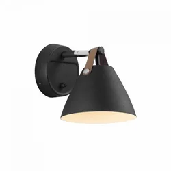 STRAP 15 ZIDNA SVJETILJKA CRNA GU10 IP20