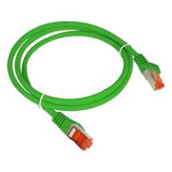 Patch kabel F/UTP kat 6 PVC 1,0 m zelen ALANTEC