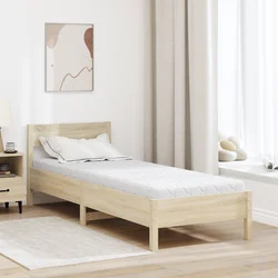 vidaXL Vzmetnice Bela 160 x 80 cm 100% poliester