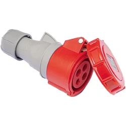 Famatel Utičnica spojka 16A, 220-240V, 3 polna (3P+T), H9, IP67 - 24201