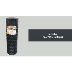 MREŽA EXTRA STRONG BUILDER FENCE ANTRACIT 120/50x100 ROLA=25M