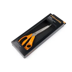 Fiskars šiviljske škarje dolžine 25 cm - oranžne