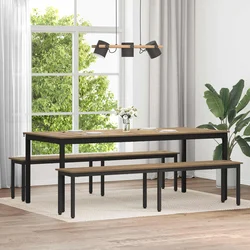vidaXL klop Oreh 200 x 35 x 45 cm Konstruiran les